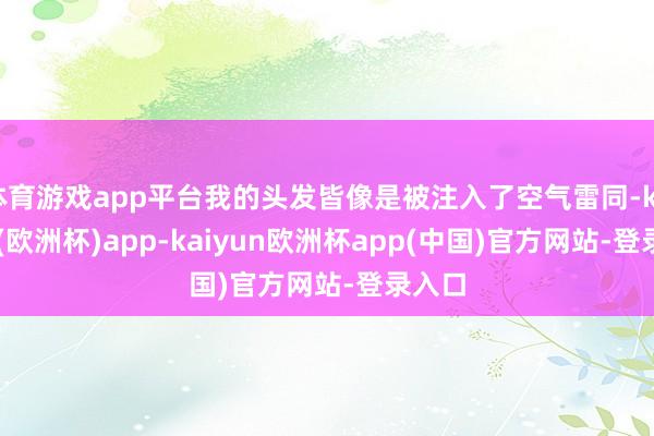 体育游戏app平台我的头发皆像是被注入了空气雷同-kaiyun(欧洲杯)app-kaiyun欧洲杯app(中国)官方网站-登录入口