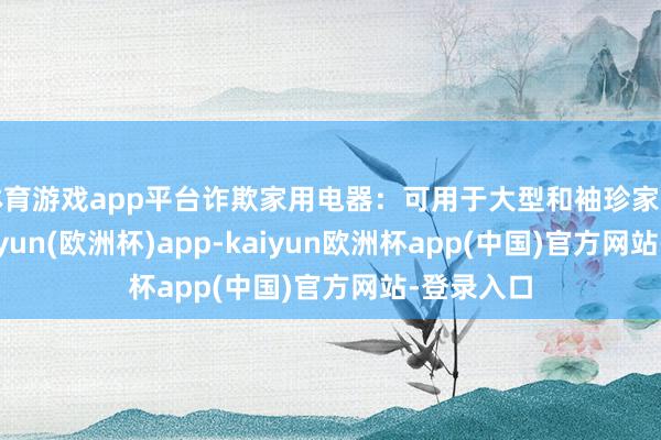 体育游戏app平台诈欺家用电器：可用于大型和袖珍家用电器-kaiyun(欧洲杯)app-kaiyun欧洲杯app(中国)官方网站-登录入口